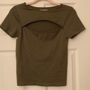 Green t-shirt
